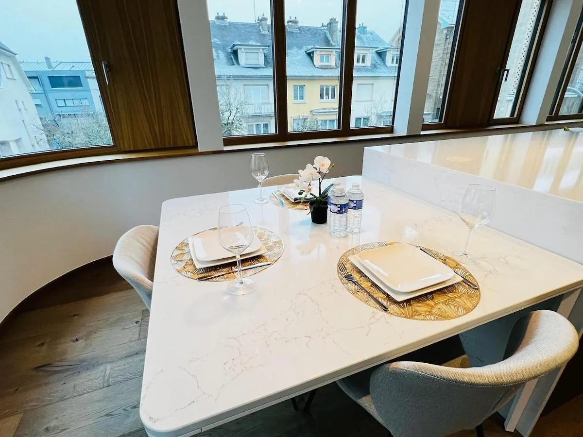 Gorgeous 1 Bedroom Flat With Balcony&Parking Luxembourg Apartment